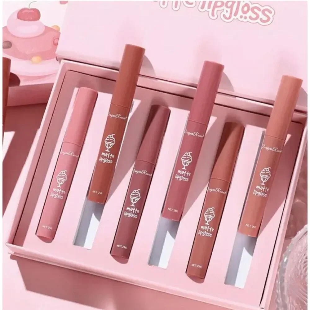 NWT in Box 12 Super Long Lasting 24hr Matte lipgloss 2 Boxes 6 lip gloss each